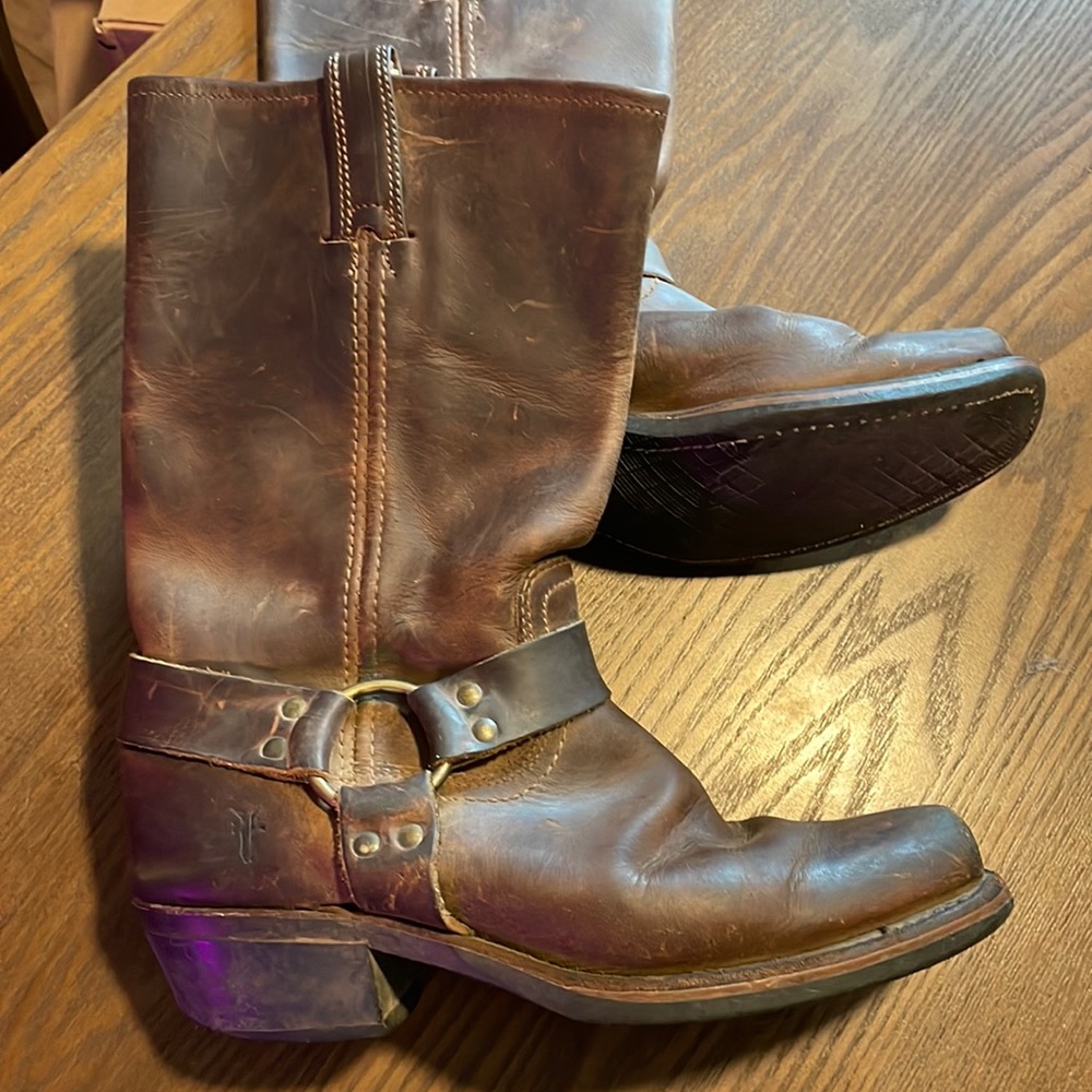 Frye biker boots